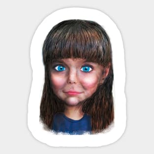 Niña de ojos bonitos Sticker